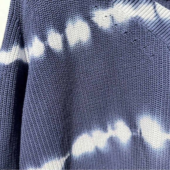 Johnny Was - Tie Dye Pullover V neck Sweater, Indigo, size: Large - Picture 4 of 10